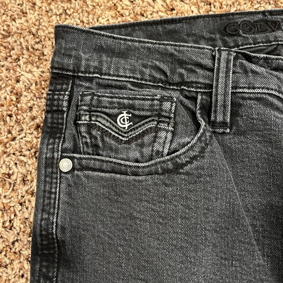 Cody James Men’s Dark Wash Stretch Slim Straight Jeans - Picture 5 of 12